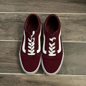 Maroon vans size 7.5